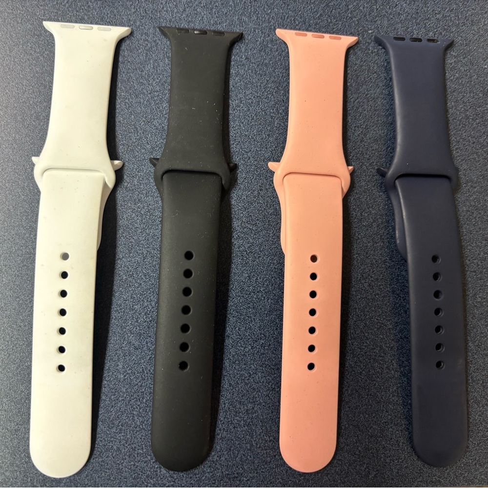 BUNDLE Set of Four Silicone Watch Bands
